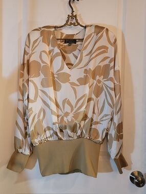 Shimmery Floral Blouse